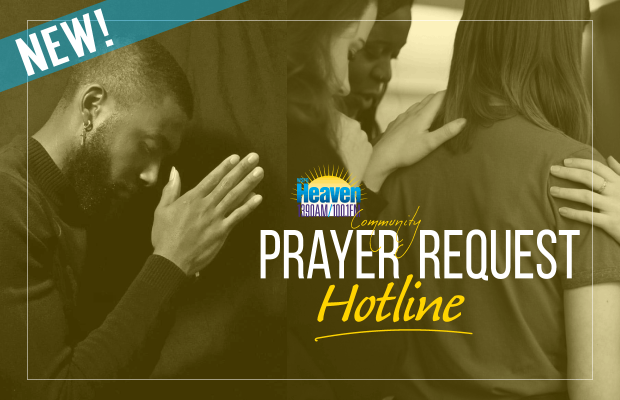 We’d Love to Pray for You! Submit Your Requests Here.