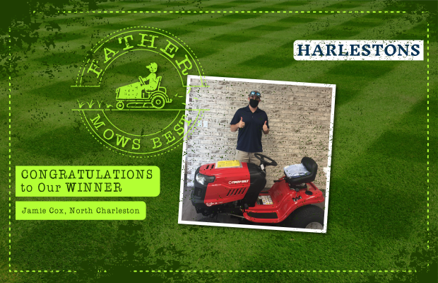 Congratulations to Our Father Mows Best Winner, Jamie Cox!