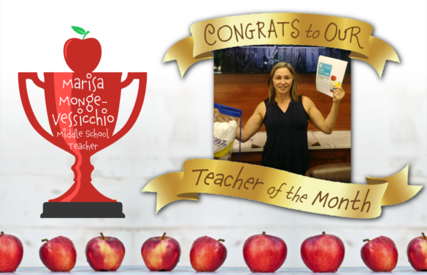 Congrats & Thanks to Marisa Monge-Vessicchio of Hanahan Middle School