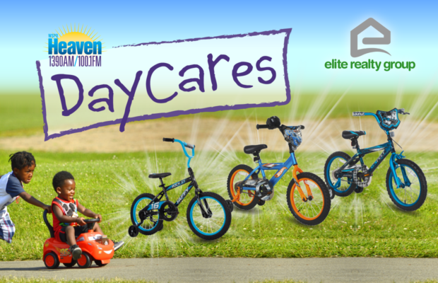 Aug. 9-13: Nominate a Local Daycare to Receive 9 Children’s Bikes!
