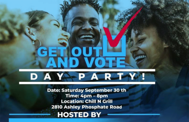9/30: Join the Get Out the Vote Day Party @ Chill-N-Grill