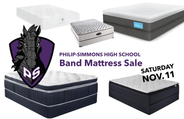 11/11: 1-Day Mattress Sale Benefiting Philip-Simmons HS Band