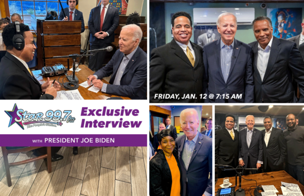 Exclusive Interview w/ Biden Airing 1/12 @ 7:15 AM on Star 99.7