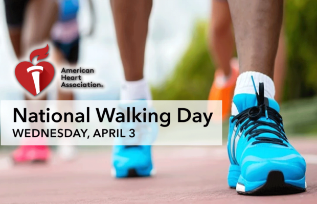 4/3: Get Out & Walk for Your Heart on National Walking Day