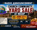 CHURCH COMMUNITY YARD SALE - New Bethel Sounds of Praise - June 27