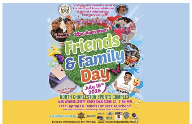 22nd Annual North Charleston Friends & Family Day – July 18