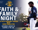 Faith & Family Night @ The Joe - Riverdogs vs Hill City Howlers - August 22