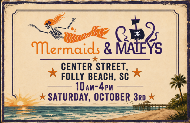 OCTOBER 3: Mermaids & Mateys Festival – Folly Beach Seaside Celebration OCTOBER 3: Mermaids & Mateys Festival – Folly Beach Seaside Celebration